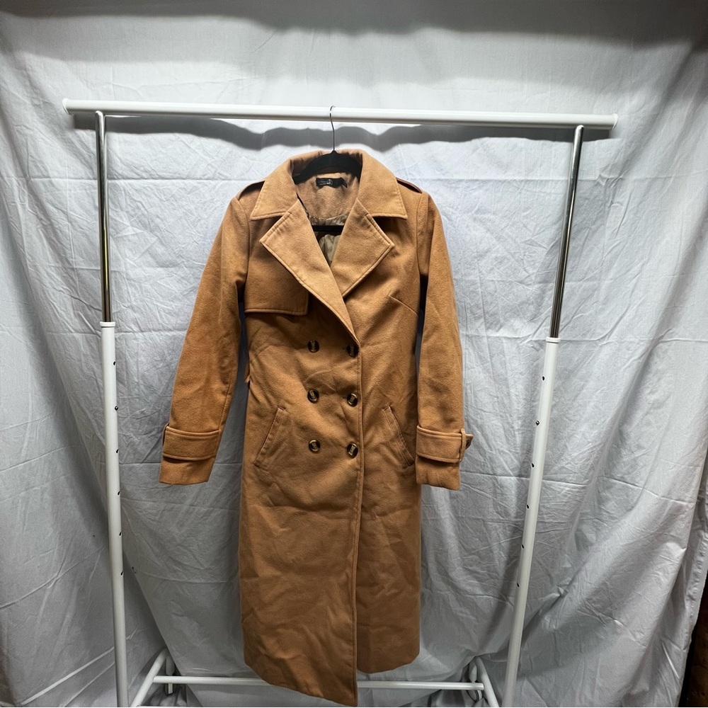 Misguided long coat size 4